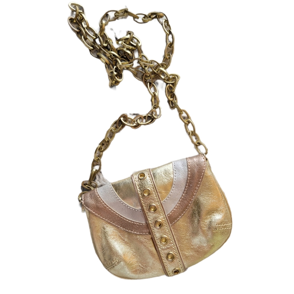 KOOBA MINI METALLIC LEATHER CROSSBODY - Picture 3 of 8